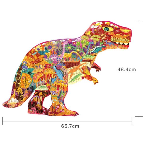 Пазл фігурний «Динозавр», 280 ел., MiDeer