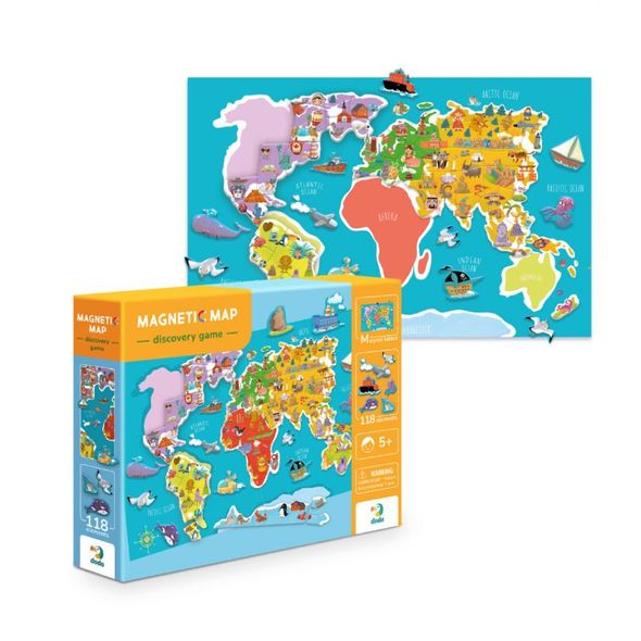Магнитная игра Карта мира, DODO