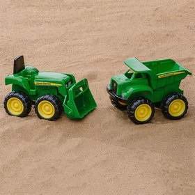 Игрушки для песка Трактор и самосвал 2 шт., John Deere Kids