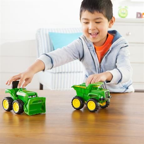 Іграшки для піску Трактор та самоскид 2 шт., John Deere Kids