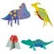 Аппликация с наклейками "Динозавры", 13 фигурок
