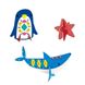 Аппликация с наклейками "Морской мир", 14 фигурок