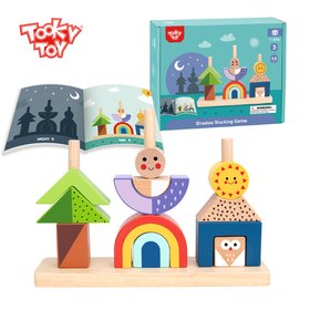 Логическая деревянная игра "День и ночь", Tooky Toy