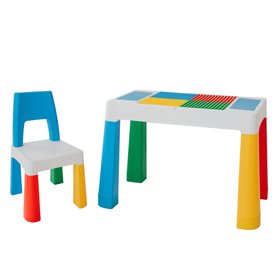 Детский многофункциональный столик POPPET "Колор Блу 5 в 1" и стульчик