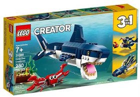 Конструктор Мешканці морських глибин, 230 деталей, LEGO Creator