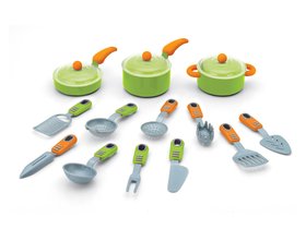 Кухонный набор, 16 предметов, зелёный, Keenway