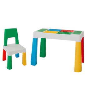 Детский многофункциональный столик POPPET "Колор Грин 5 в 1" и стульчик