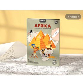 Постер-раскраска Африка, MiDeer