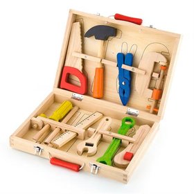Деревянный игровой набор Чемоданчик с инструментами, 10 шт., Viga Toys