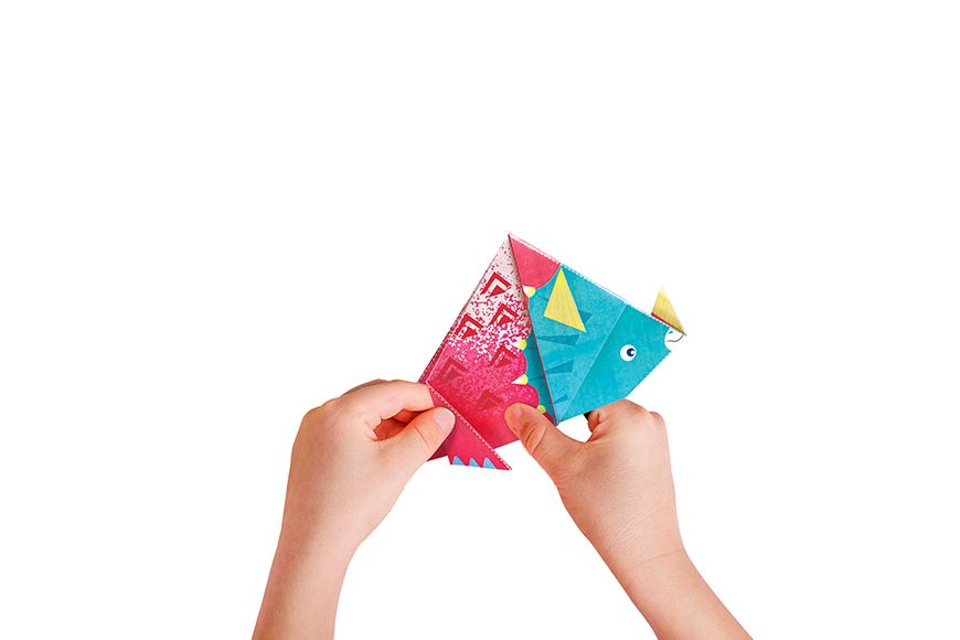Набор для творчества, оригами "Мир динозавров", 40 листов, AVENIR
