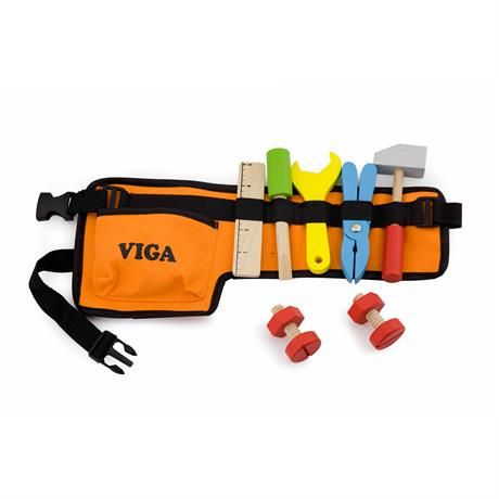 Деревянный игровой набор Пояс с инструментами, Viga Toys