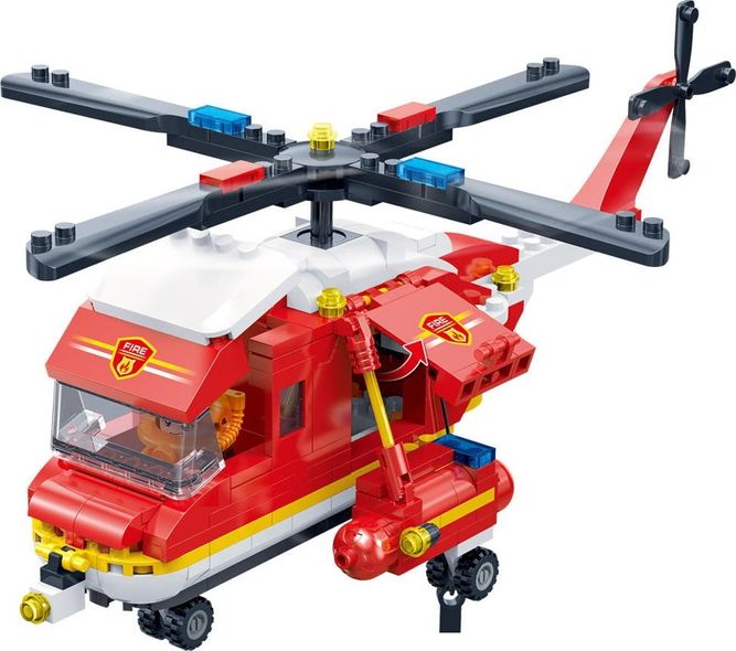 Конструктор "Пожежники: Вертоліт", 306 ел., BanBao