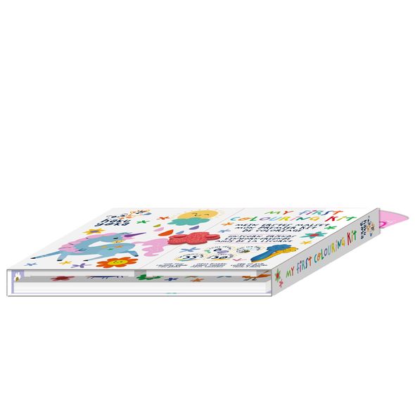 Подарочный набор, раскраска с многоразовыми наклейками "Друзья единорога", 35 листов