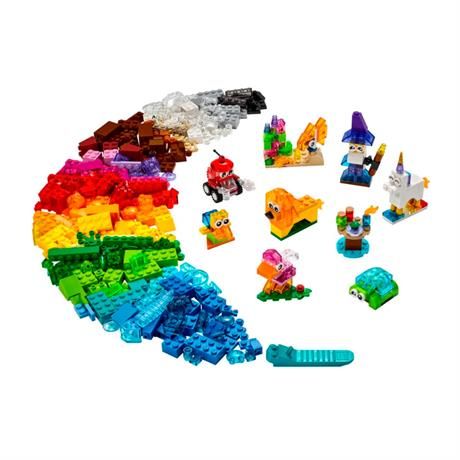 Конструктор Прозорі кубики для творчості, 500 деталей, LEGO Classic