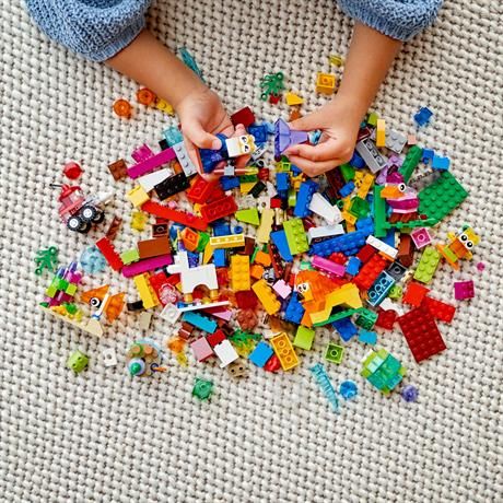 Конструктор Прозрачные кубики для творчества, 500 деталей, LEGO Classic