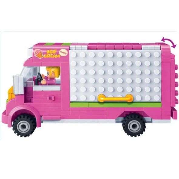 Конструктор "Модне місто: Фургон з морозивом", 223 ел., BanBao