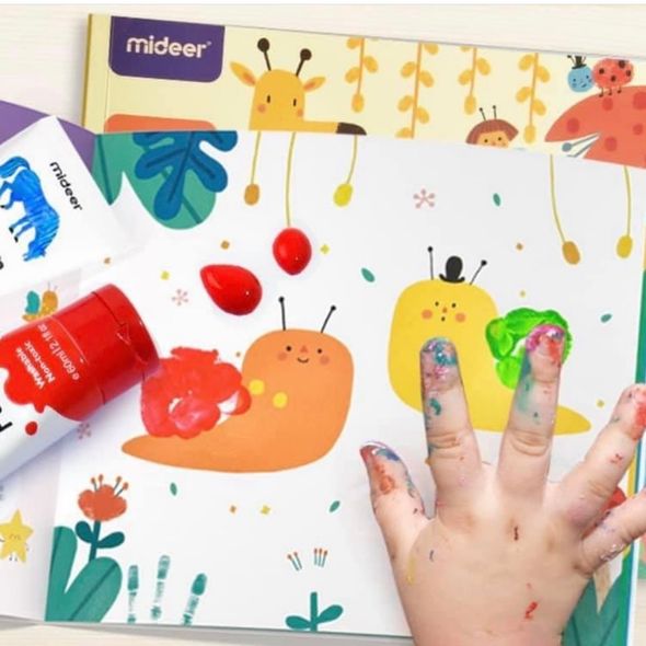 Альбом для малювання пальчиковими фарбами, MiDeer