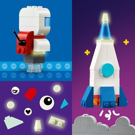 Конструктор Творческие космические объекты, 450 деталей, LEGO Classic
