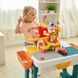 Детский многофункциональный столик Трансформер 6 в 1 и стульчик + подушка на стульчик и набор фломастеров, POPPET