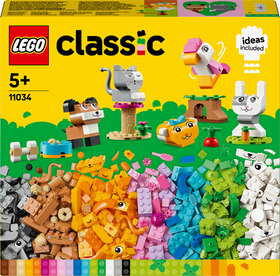 Конструктор Творческие питомцы, 450 деталей, LEGO Classic