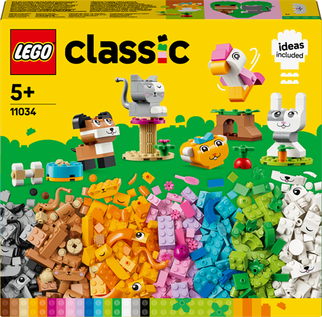 Конструктор Творческие питомцы, 450 деталей, LEGO Classic