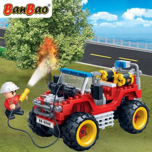 Конструктор "Пожежники: Пожежний джип", 148 ел., BanBao