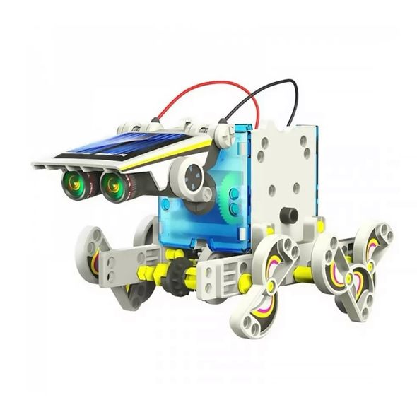 STEM-конструктор Робот 14в1 на солнечной батарее, CIC