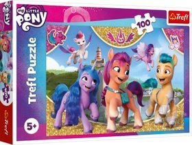 Пазл "My Little Pony: Цветная дружба", 100 эл., Trefl