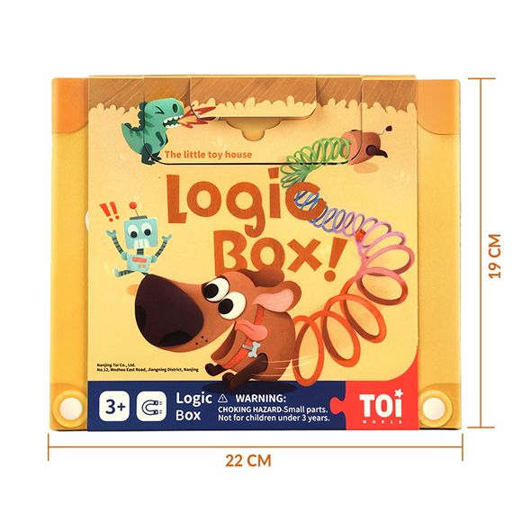 Магнитная головоломка "Домик для игрушек", Toi World