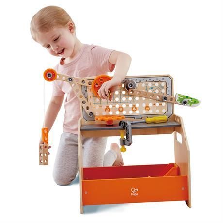Конструктор Junior Inventor Науковий верстак настільний, 58 дет., Hape