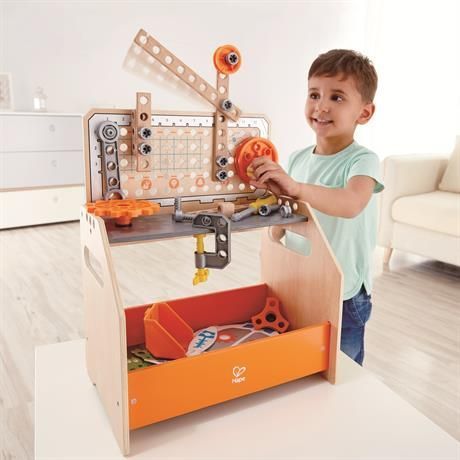 Конструктор Junior Inventor Науковий верстак настільний, 58 дет., Hape