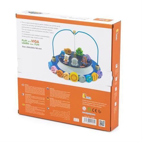 Дерев'яна гра-балансир &laquo;Космос&raquo;, Viga Toys