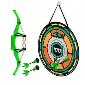 Іграшковий лук з мішенню Air Storm - Bullz Eye, Zing, зелений