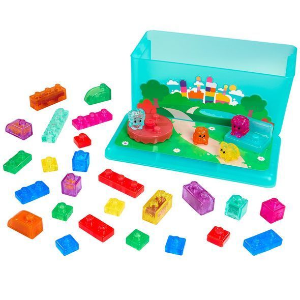 Сенсорний конструктор У кейсі 2 в 1: ігровий майданчик, 30 дет., Jelly Blox