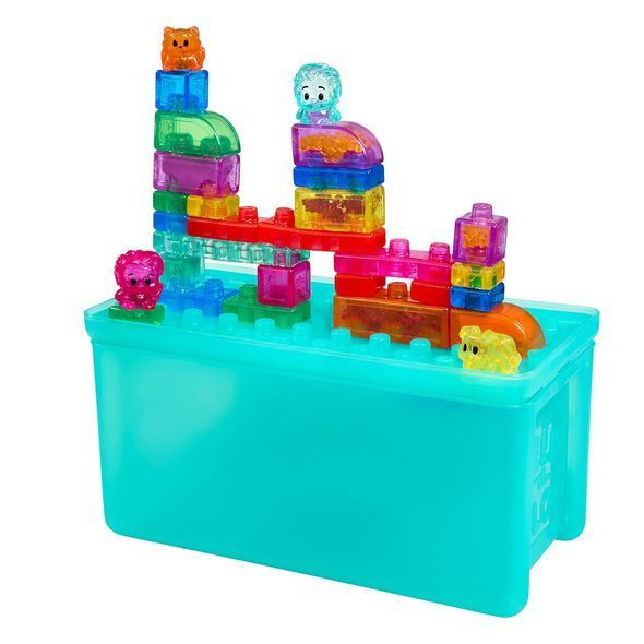Сенсорний конструктор У кейсі 2 в 1: ігровий майданчик, 30 дет., Jelly Blox