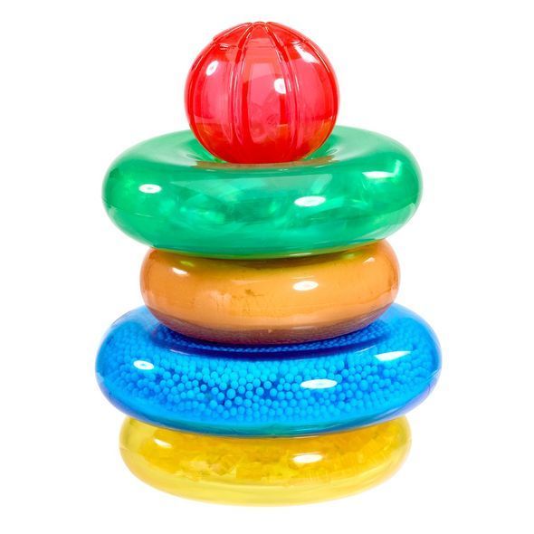 Сенсорний конструктор Lil' Jellies Пірамідка-кольоринка, Jelly Blox