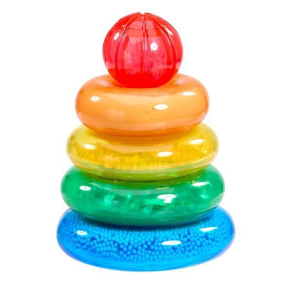 Сенсорний конструктор Lil' Jellies Пірамідка-кольоринка, Jelly Blox
