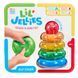 Сенсорний конструктор Lil' Jellies Пірамідка-кольоринка, Jelly Blox