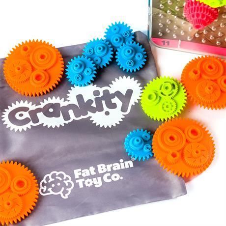 Гра-головоломка Crankity &laquo;Різнокольорові шестерні&raquo; Fat Brain Toys