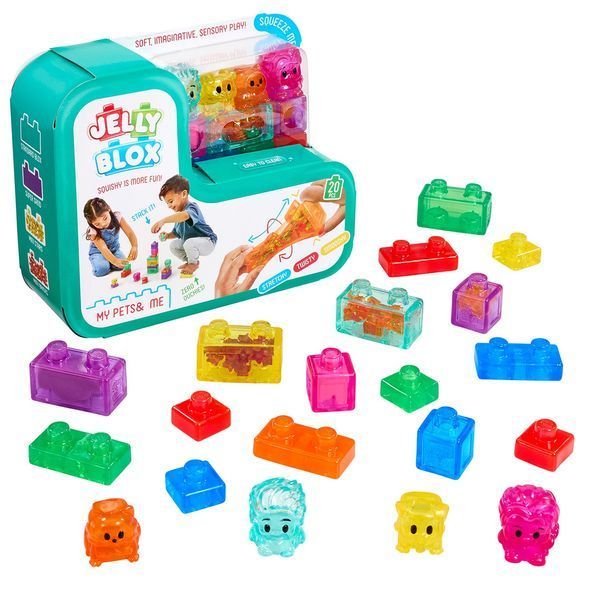 Сенсорний конструктор Друзі та улюбленці, 20 дет., Jelly Blox
