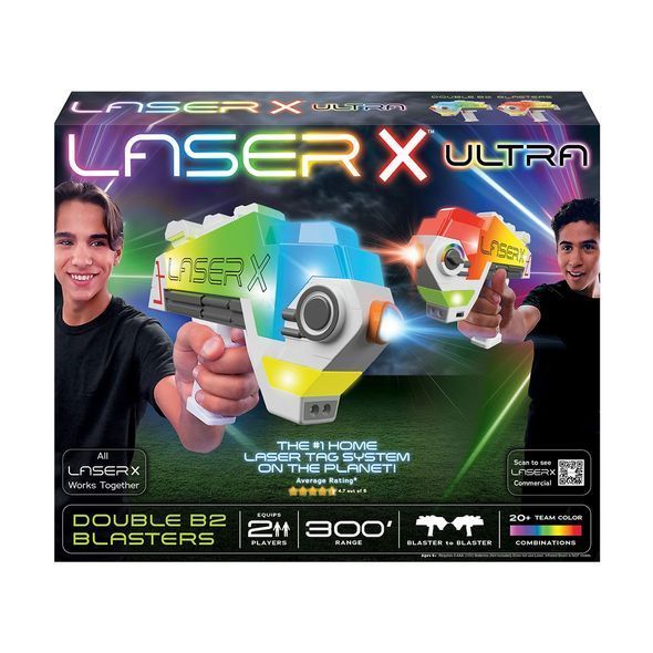 Laser X Ultra для двох гравців, ігровий набір для лазерних боїв, Laser X