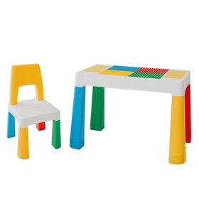 Дитячий багатофункціональний столик POPPET "Колор Йеллоу 5 в 1" та стілець