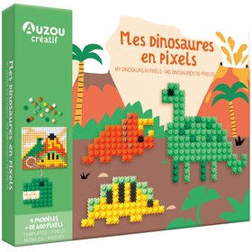 Набір для піксельної творчості Динозаври, Auzou