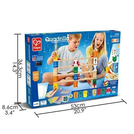 Конструктор-лабіринт Quadrilla Програмування основи, 130 ел, Hape