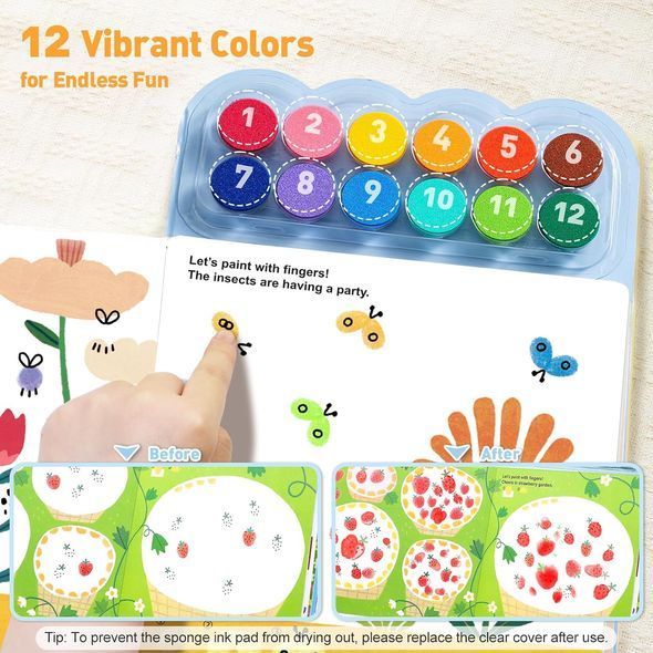 Набір для малювання пальчиками Живий ліс, Mirola kids