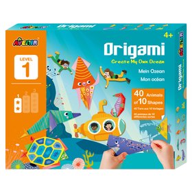 Набор для творчества, оригами "Подводный мир океана", 40 листов, AVENIR