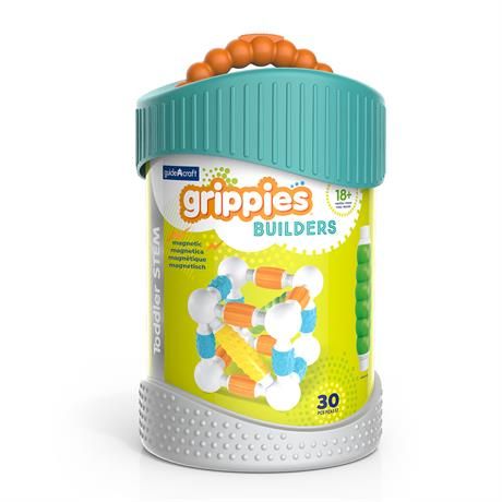 Магнитный конструктор Grippies Builders, 30 дет., Guidecraft