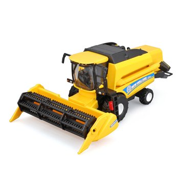 Автомодель - Зерноуборочный комбайн New Holland TC5.90, 18 см, Bburago