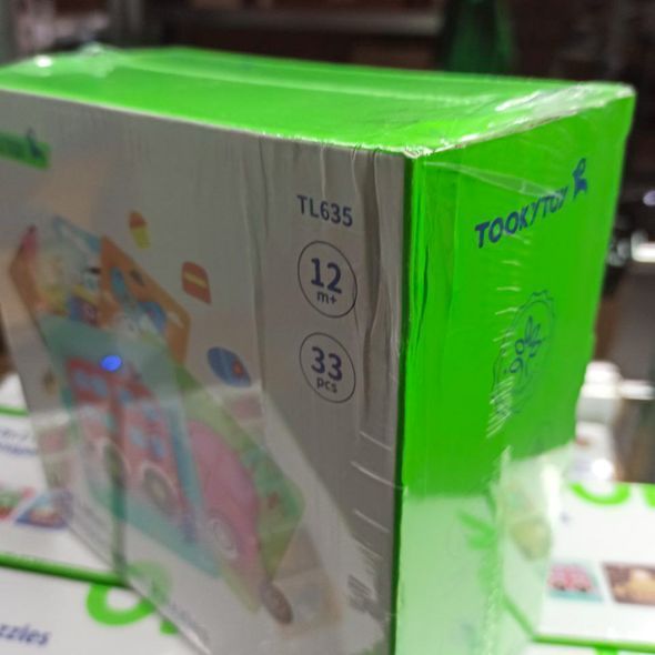 УЦІНКА! Перші дерев'яні пазли 6в1 Транспорт, Tooky Toy (дефект упаковки)