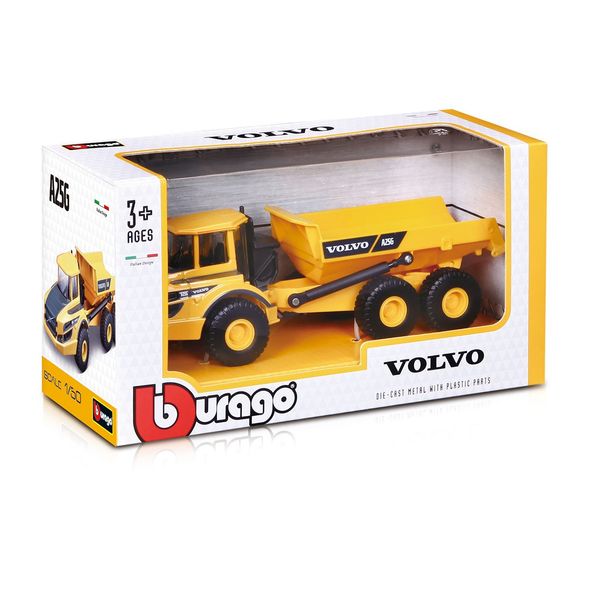 Автомодель - Самосвал Volvo A25G, 1:50, 18 см, Bburago